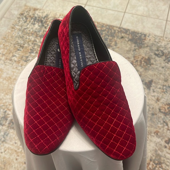 Giorgio Brutini Other - Red velvet men’s shoes